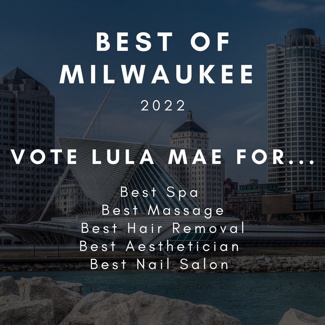 Its a beautiful Saturday to vote for Lula Mae ☺️ It would mean the world to us to take a few minutes today and vote for us 💋
How to Vote for us 👇
Simply click on the link below 
https://shepherdexpress.com/best-of-milwaukee/2022
Navigate to the