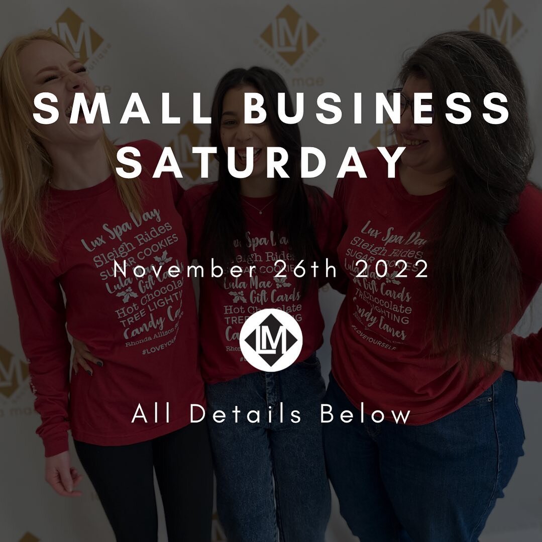 The time is NOW&hellip; ⌚️
Here is everything you need to know about Small Business Saturday &hearts;️
In-house Only Event Details
Saturday, November 26th 11am-3pm
Service Demonstrations on instagram live 📹 including
✨Advanced Procell Microchanne